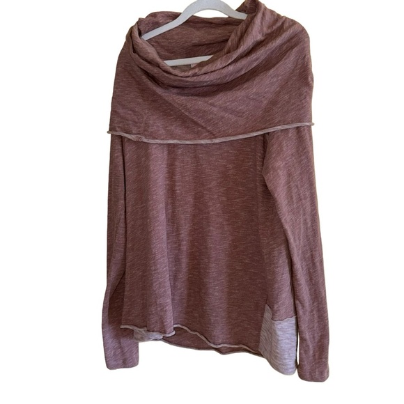 Free People Beach Cocoon Cowl Pullover Rose - Picture 4 of 7